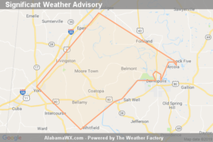 Significant Weather Advisory For Southwestern Greene And Southern Sumter Counties Until 8:45 PM CDT
