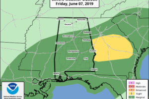 Back To A Marginal Risk For The Rest Of The Day; Severe T-Storm Watch Canceled