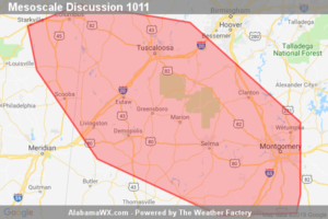 SPC Mesoscale Discussion: Severe Potential… Watch Unlikely