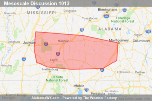 SPC Mesoscale Discussion: Severe Potential… Watch Unlikely