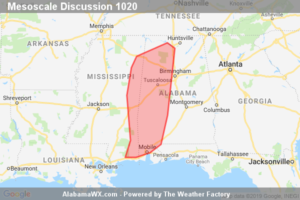 SPC Mesoscale Discussion: Severe Potential… Watch Unlikely SPC Mesoscale Discussion: Severe Potential… Watch Unlikely