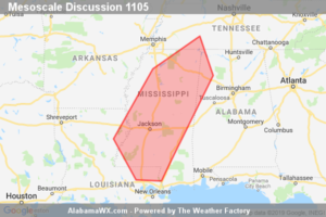 SPC Mesoscale Discussion: Severe Potential… Watch Unlikely