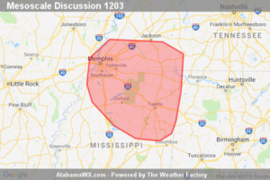 SPC Mesoscale Discussion: Severe Potential… Watch Unlikely