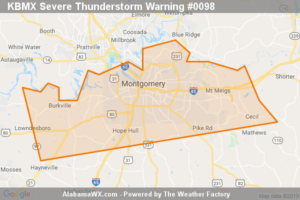A Severe Thunderstorm Warning Remains In Effect Until 1:15 PM CDT For Northeastern Montgomery County
