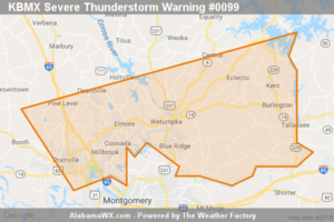 The Severe Thunderstorm Warning For Central Elmore County Will Expire At 1:45 PM CDT