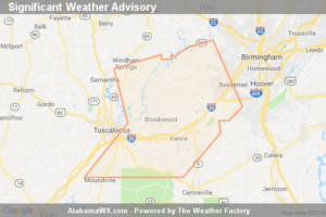 Significant Weather Advisory For Central Tuscaloosa, Northwestern Bibb And Southwestern Jefferson Counties Until 8:15 PM CDT
