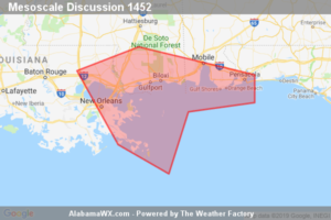 SPC Mesoscale Discussion: Severe Potential… Watch Unlikely