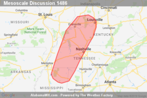 SPC Mesoscale Discussion: Severe Potential… Watch Unlikely