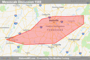 SPC Mesoscale Discussion: Severe Potential… Watch Unlikely