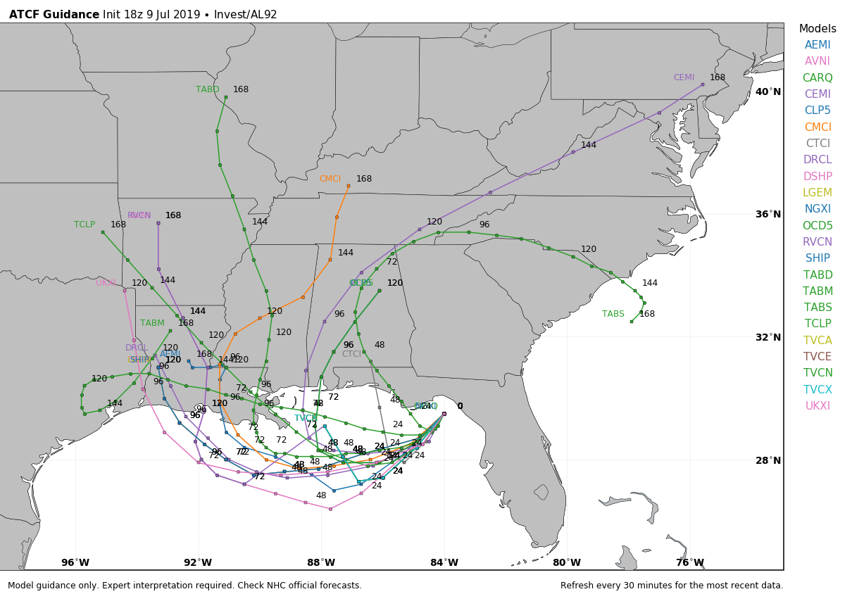 Tropical Storm Development Likely In The Gulf The Alabama