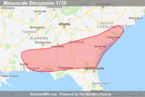 SPC Mesoscale Discussion: Severe Potential… Watch Unlikely