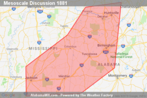 SPC Mesoscale Discussion: Severe Potential… Watch Unlikely