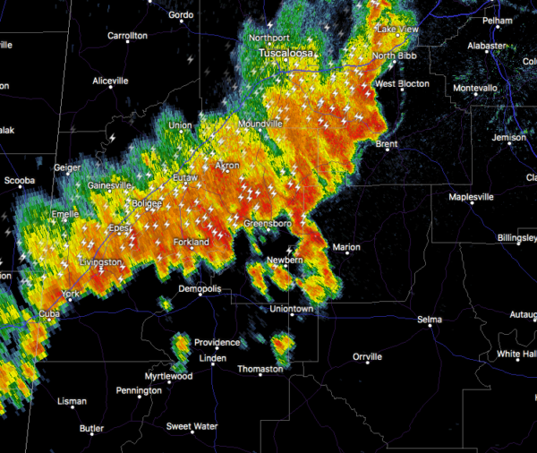 Significant Weather Advisory For Parts Of Marengo, Greene, Hale
