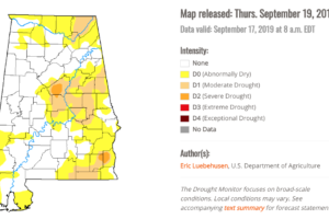 Severe Drought Conditions Persisting In Parts Of Central Alabama
