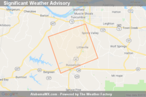 Significant Weather Advisory For South Central Colbert And Northeastern Franklin Counties Until 4:30 PM CDT