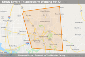 Severe Thunderstorm Warning Issued For Parts Of Madison County Until 5:00PM