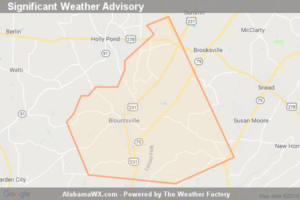 Significant Weather Advisory For Central Blount County Until 5:45 PM CDT