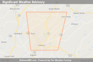 Significant Weather Advisory For East Central Blount County Until 5:30 PM CDT