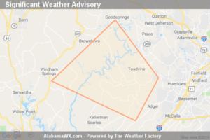 Significant Weather Advisory For South Central Walker,  Northeastern Tuscaloosa And Southwestern Jefferson Counties Until 3:45 PM CDT