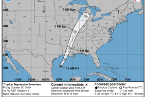 Tropical Depression 17 Forms Over The Western Gulf Of Mexico, Further Strengthening Possible