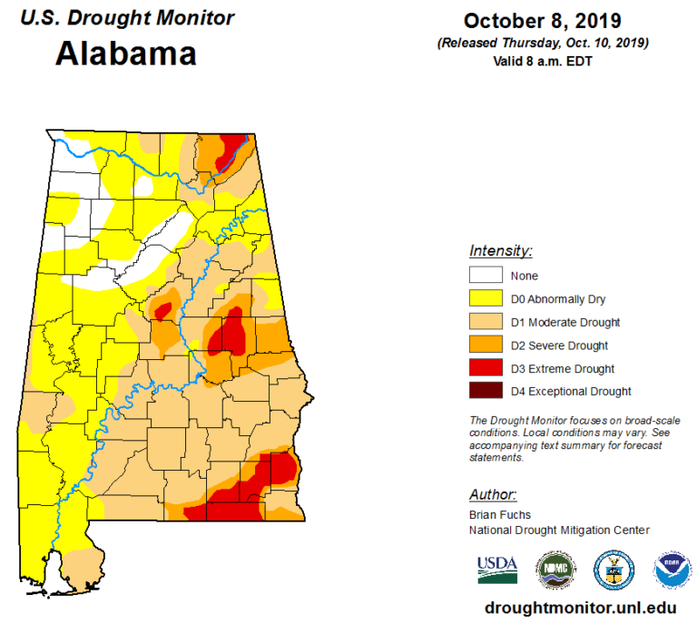 Drought Conditions Continue Across Central Alabama The Alabama