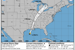 TD-17 Becomes Tropical Storm Olga