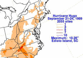 Reflecting on Rainfall in Hurricane Hugo: How Storm Speed Affects Rainfall Rates