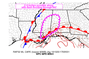 Another 2-4 Inches Possible For The Western Half Of Central Alabama?