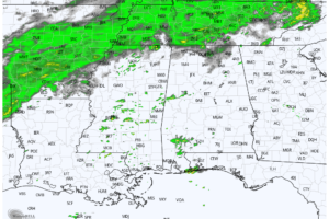 Rain Is Getting Closer At Midday… Nice Temperatures At This Point