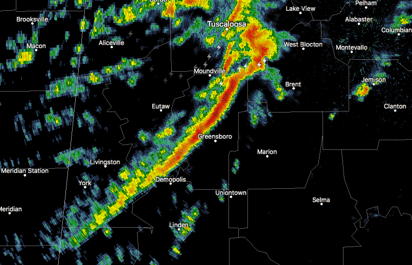 More Strong Storms Affecting Perry, Hale, & Bibb Counties The Alabama