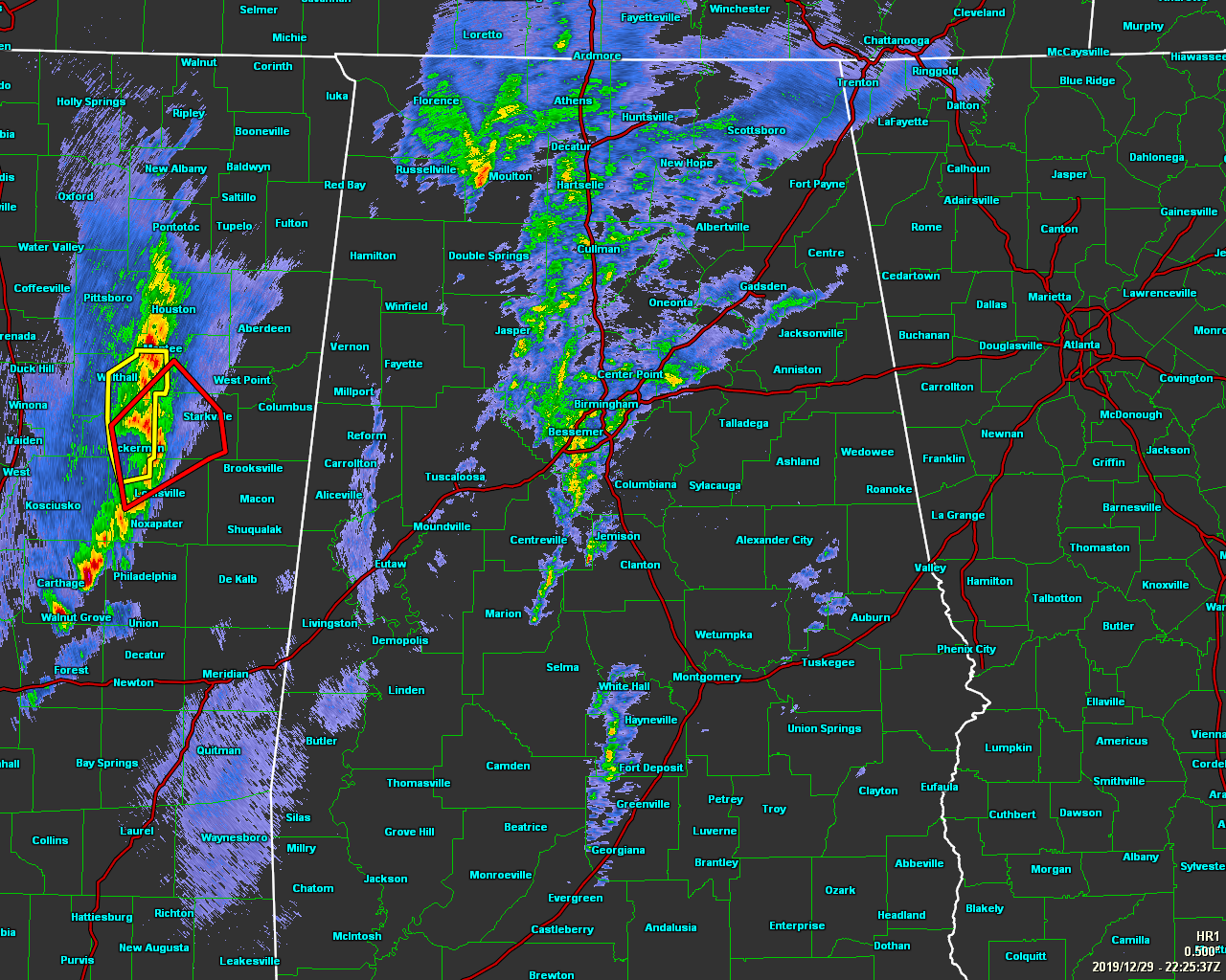 A Quick Check On Our Weather As We Approach 500 PM The Alabama