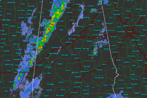 A Quick Check On Our Weather Situation Just Before 7:00 PM; Risks Have Been Trimmed Some