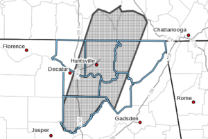 Area Flood Warning: Parts of Marshall, Madison, Limestone, Cullman, Morgan, Jackson Counties Until 11:45 PM