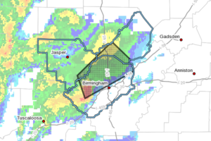 Strong Storm Affecting Parts Of Walker, Blount, & Jefferson Counties