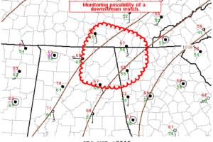 New Tornado Watch Not Likely At This Point For Northeast Alabama New Tornado Watch Not Likely At This Point For Northeast Alabama