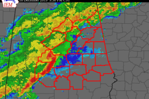 New Tornado Watch Issued For Eastern Parts Of Central Alabama Until 4:00 AM