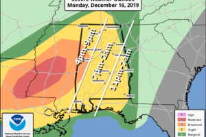 Severe Storms Threaten Alabama Tonight