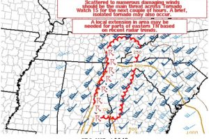 Latest SPC Mesoscale Discussion On Eastern Parts Of The Area
