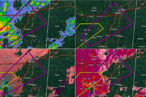 Confirmed Tornado in Jasper County, MS Heading Toward Meridian; Will Affect Sumter County, Alabama Eventually