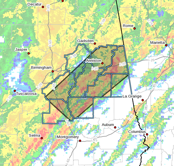 EXPIRED – Flash Flood Warning: For Parts Of Talladega, Randolph ...