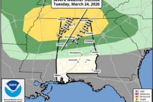 Strong/Severe Storms Possible Late Today/Tonight