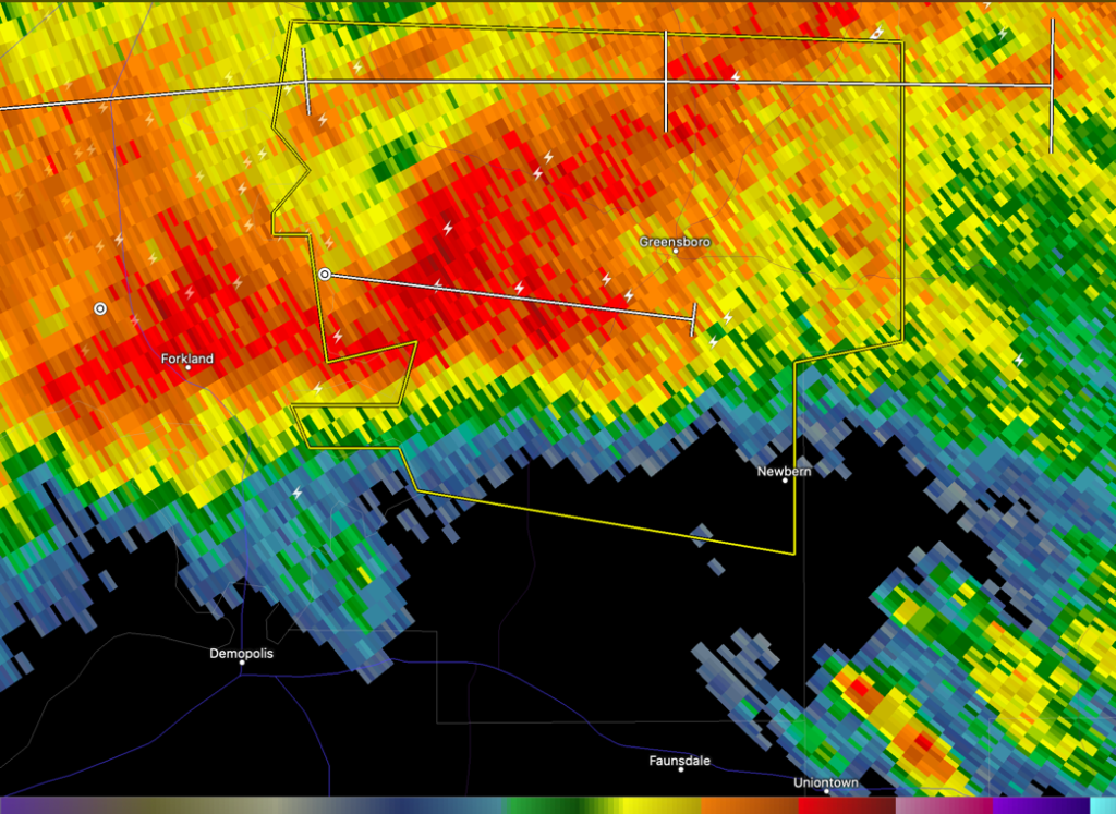 EXPIRED Severe Thunderstorm Warning for Parts of Hale County until