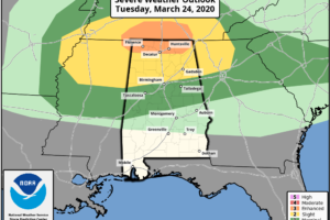 Severe Storm Risk Increasing For Later Today; Rather Quiet At Midday