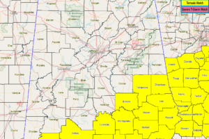 A Few Counties Have Been Removed From The Tornado Watch
