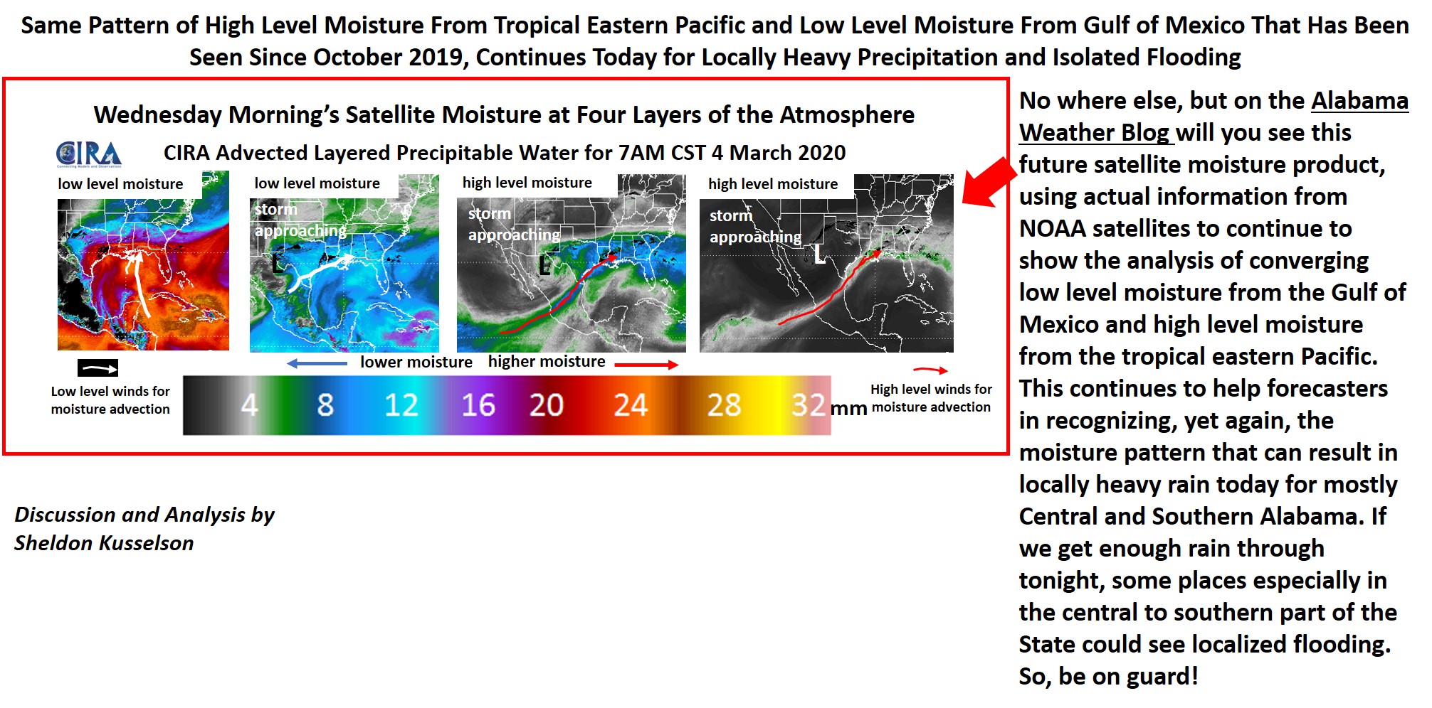 Satellite Sheldon Shares Information About Our Excessive Rainfall The