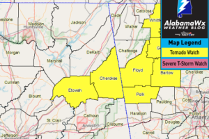 And Now We’re Down To Two Counties Left In Tornado Watch