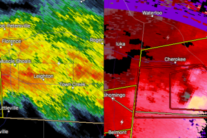 Dangerous Tornado On The Ground In Colbert County
