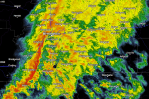 Strong Storms Now Affecting Parts Of Jefferson, Shelby, Chilton, & Bibb Counties