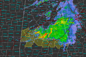 Strong/Severe Storms Continue To Move Through The Southern Parts Of The Area