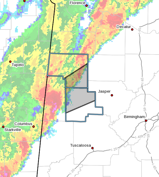 EXPIRED Severe TStorm Warning for Marion & Fayette Counties Until 300 AM The Alabama